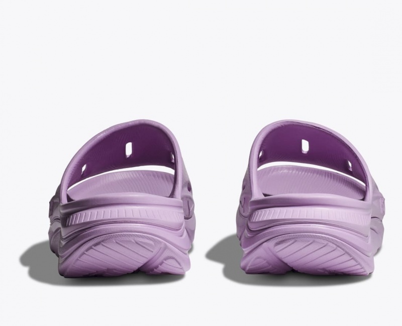 HOKA Ora Recovery 3 Women's Slide Light Purple | 19874OWBX