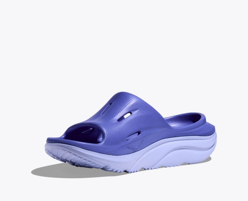 HOKA Ora Recovery 3 Women's Slide Navy | 78259YPZG