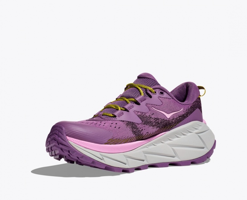 HOKA Skyline-Float X Women's Hiking Shoes Purple | 12534OAIF