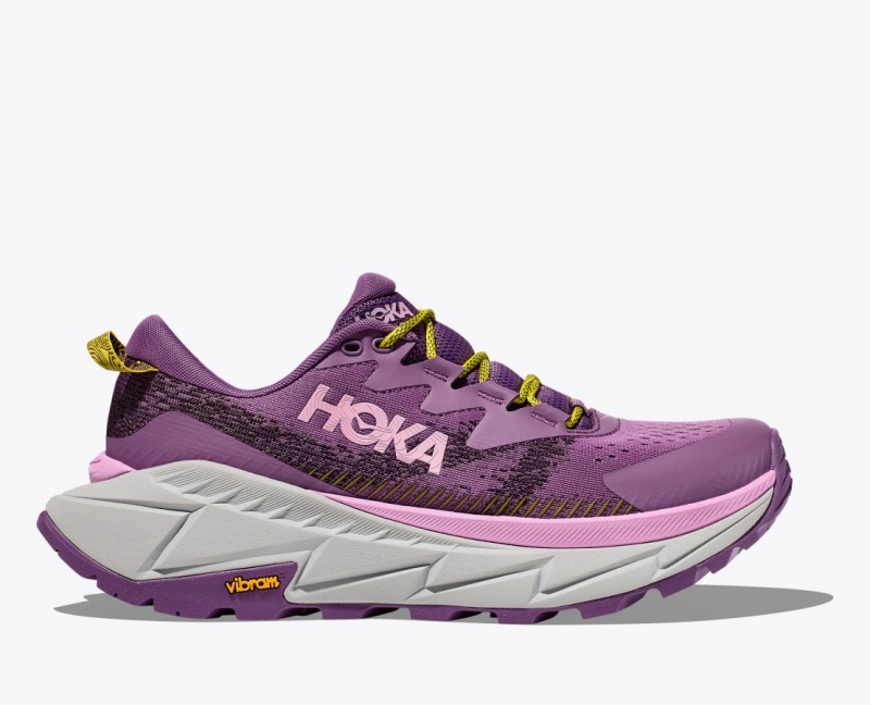 HOKA Skyline-Float X Women\'s Hiking Shoes Purple | 12534OAIF