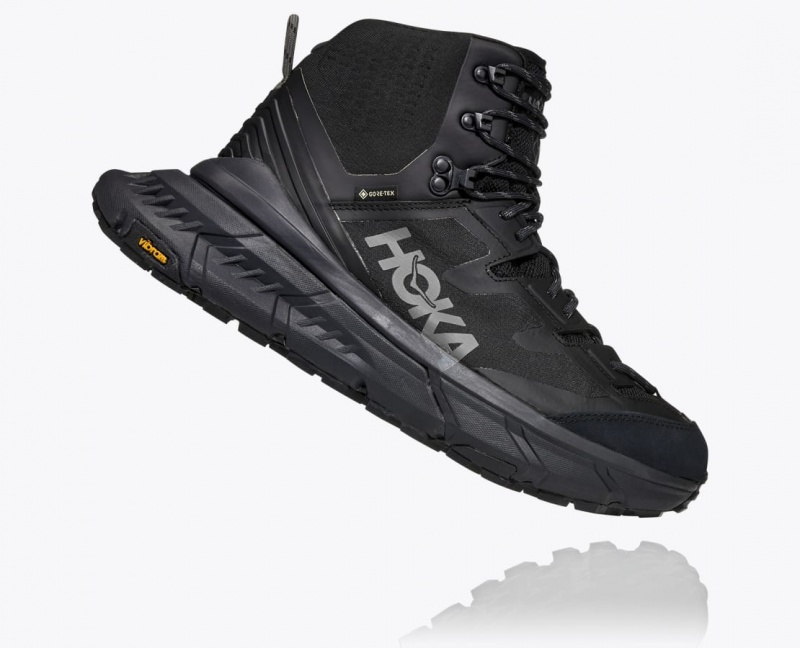 HOKA TenNine Hike GTX Men's Hiking Boots Black | 06293YEKR