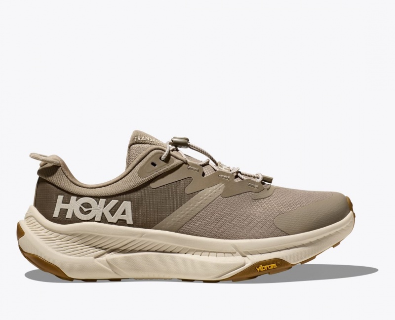 HOKA Transport Men\'s Walking Shoes Khaki | 07159JHIC